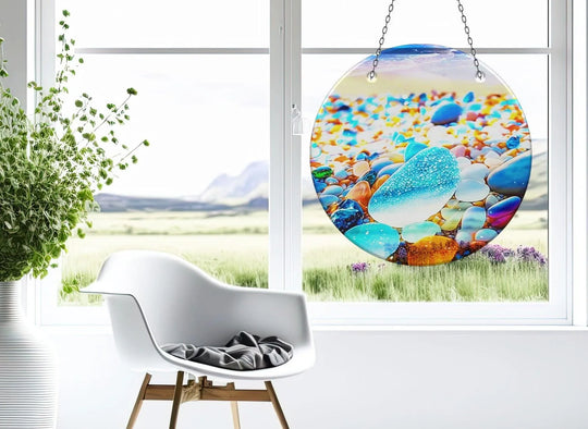 Zen Spa Stones Suncatcher Brighten Windows | Myphotostation
