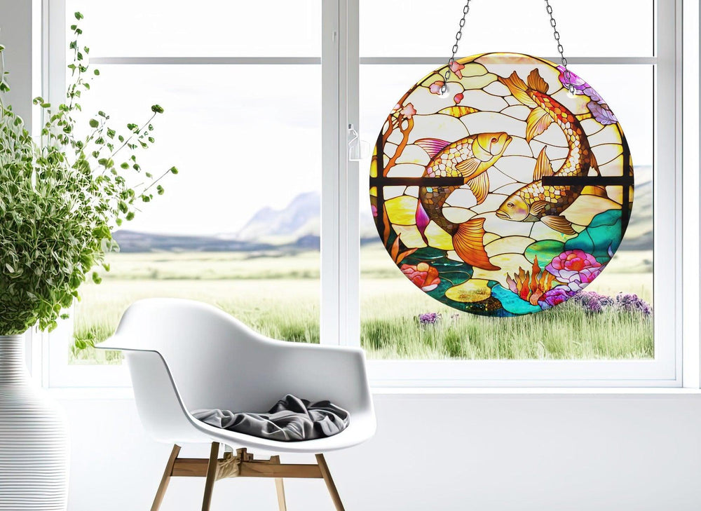 Yin-Yang Fishes Suncatcher            Brighten Windows | Myphotostation
