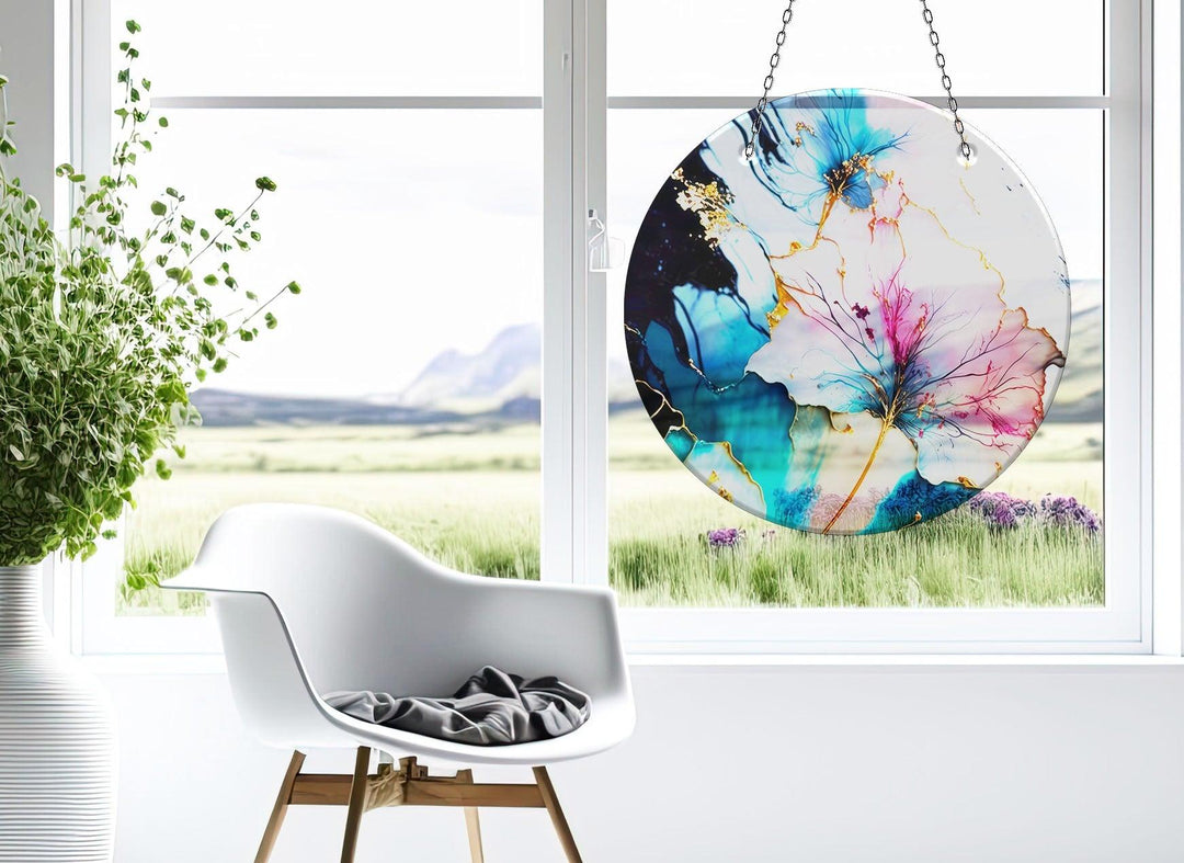 Marble Flower Suncatcher Beautiful Home Decor | Myphotostation
