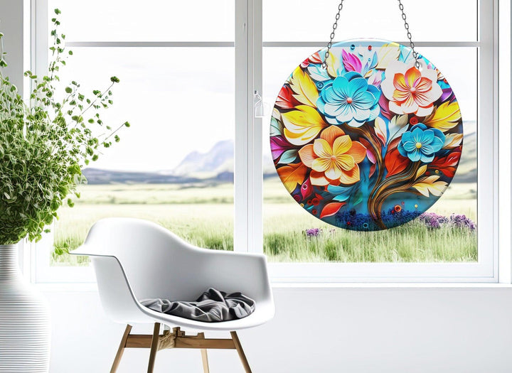 Vivid Botanical Suncatcher Stained Glass Suncatchers | Myphotostation
