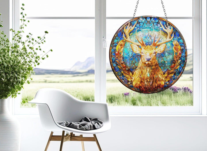 Deer Suncatcher Glass Suncatchers | Myphotostation
