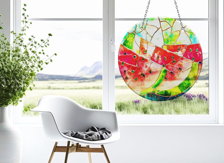 Stained Watermelon  Suncatcher Sun Catchers | Myphotostation
