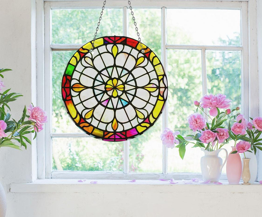 Stained Design Suncatcher Decor Glass Suncatchers | Myphotostation
