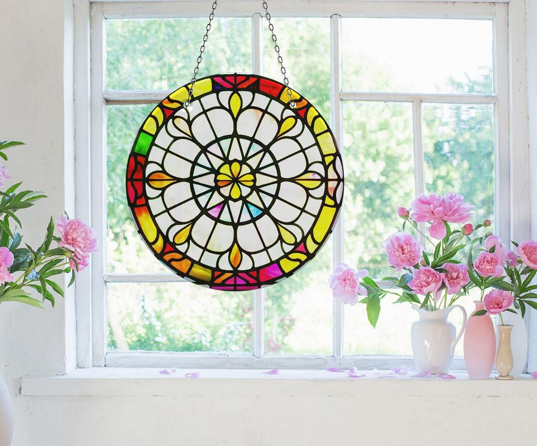 Stained Design Suncatcher Decor Glass Suncatchers | Myphotostation
