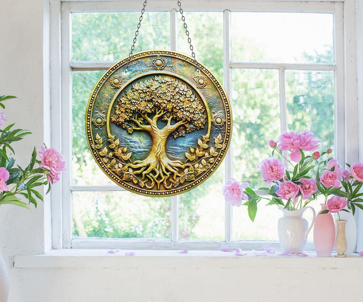 Metal Life of tree Suncatcher Sun Catchers | Myphotostation
