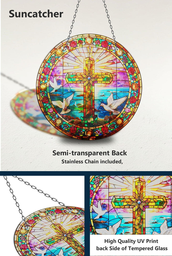 Friedenszeichen Jesus Sonnenfänger