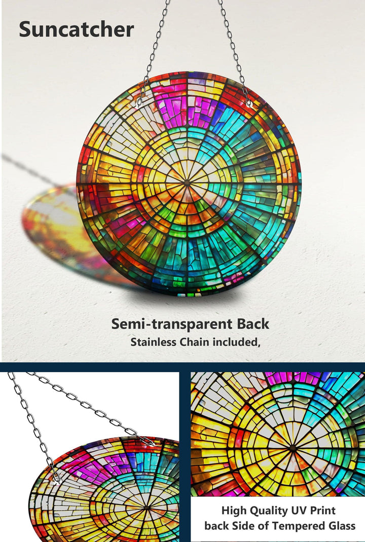 Colorful Stained Suncatcher
