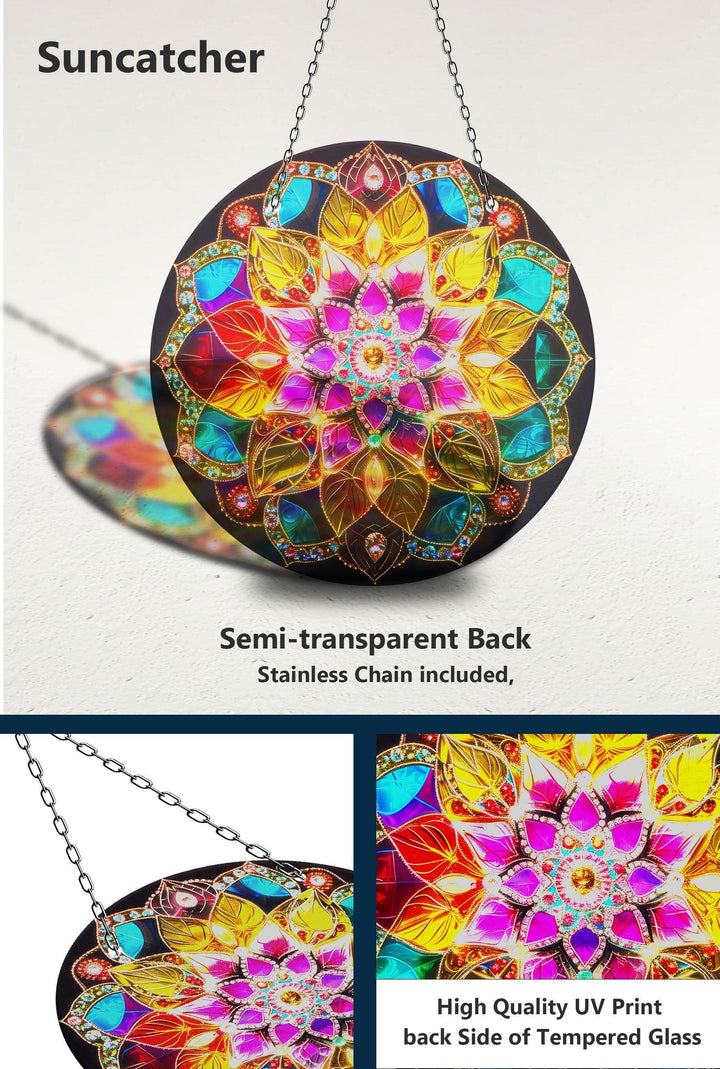 Sonnenfänger-Dekor mit Mandala-Muster