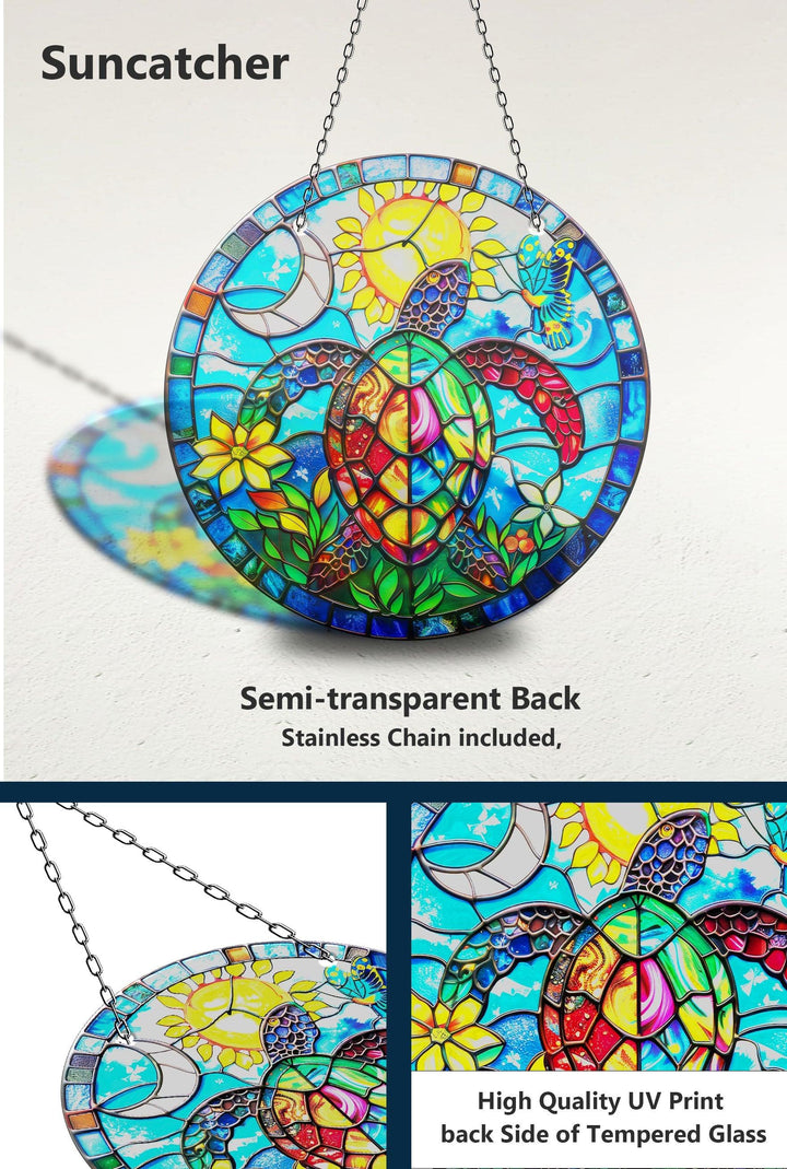 Meeresschildkröte Mosaik Sonnenfänger