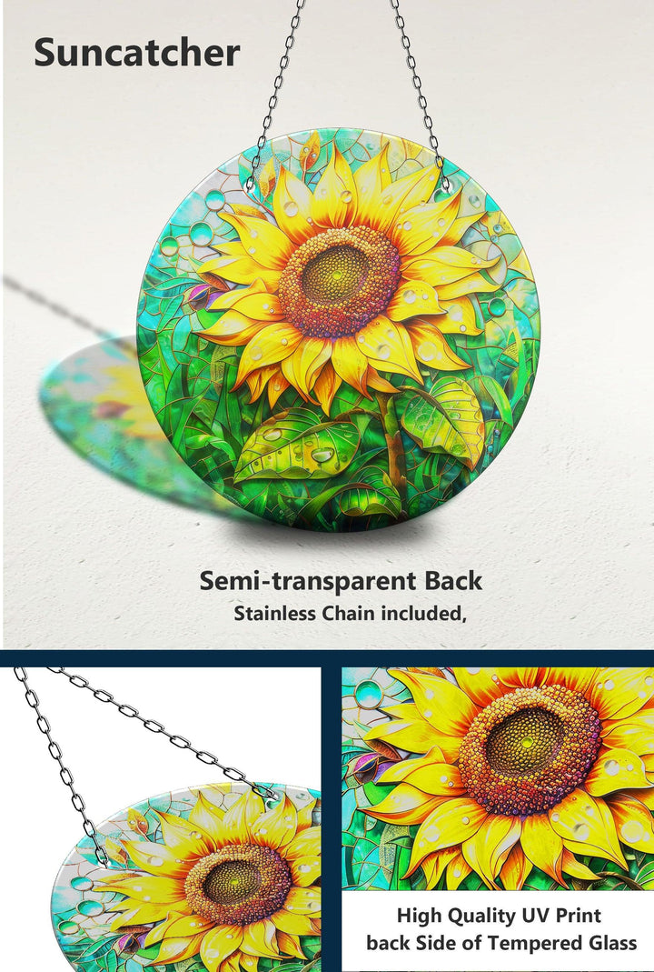 Gelbe Sonnenblume Sonnenfänger Dekor