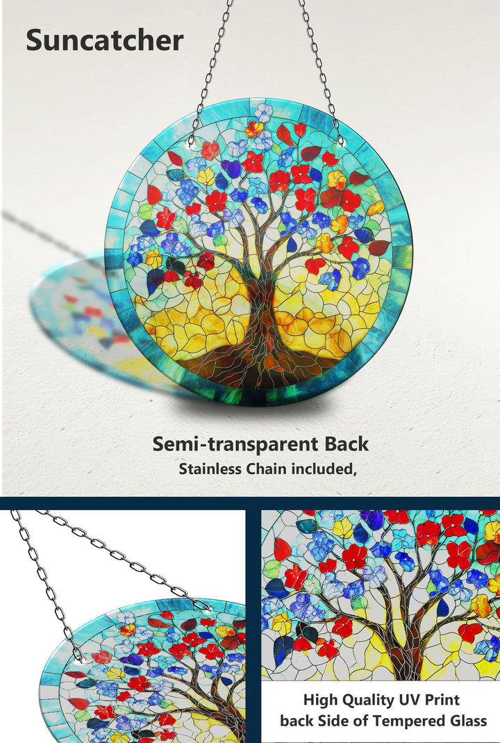Blauer Sonnenfänger „Leben des Baumes“