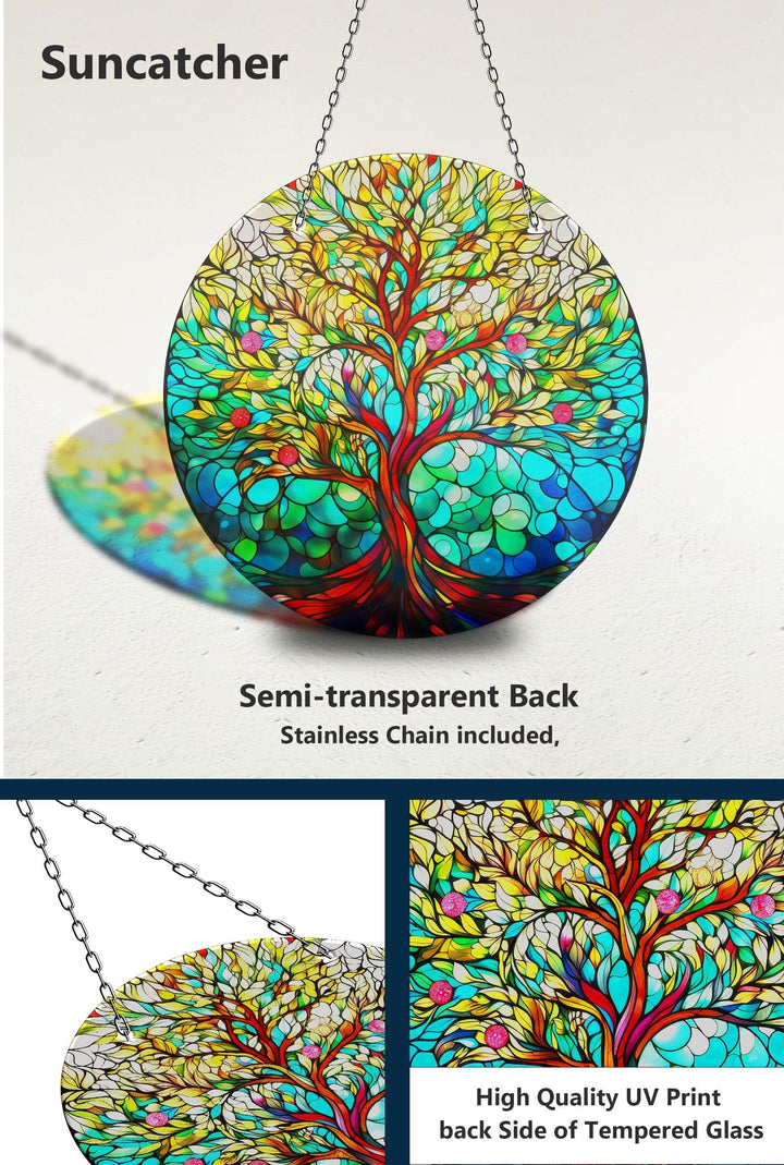 Life of tree Green Suncatcher