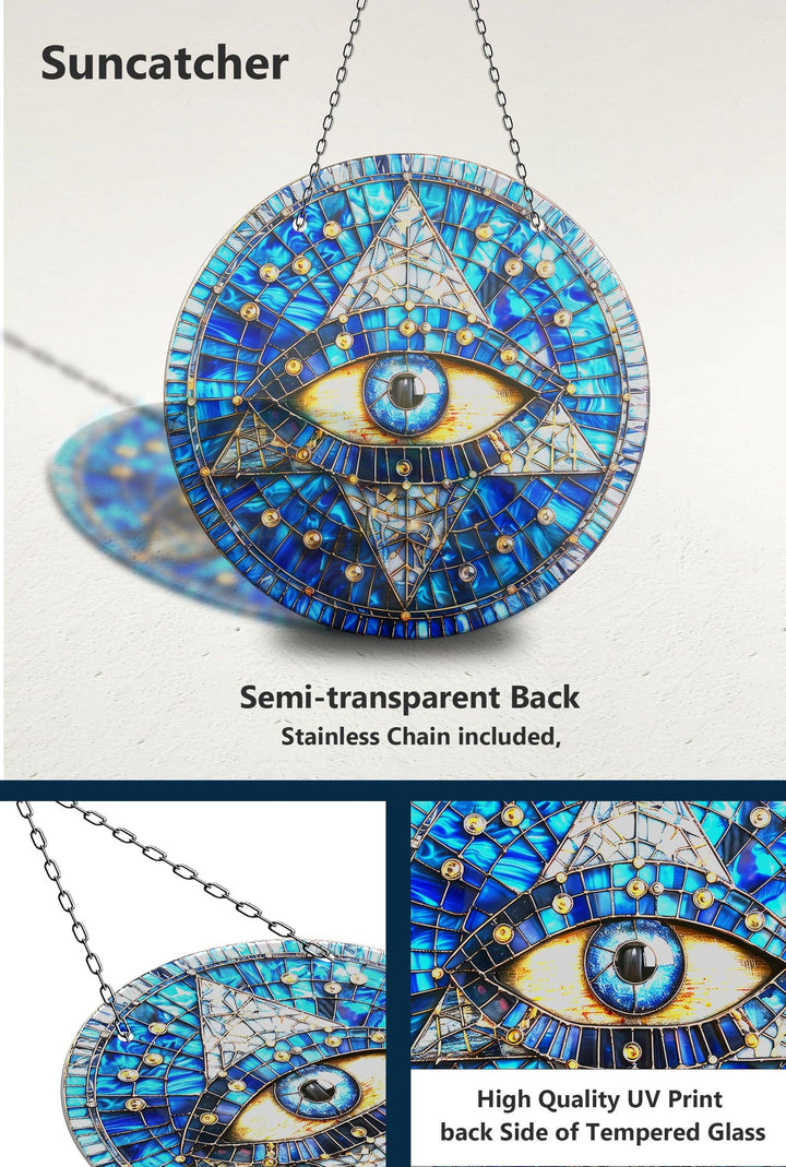 Blaues Auge Sonnenfänger Dekor