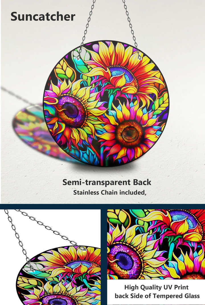 Lebendige Sonnenblumen Sonnenfänger Dekor