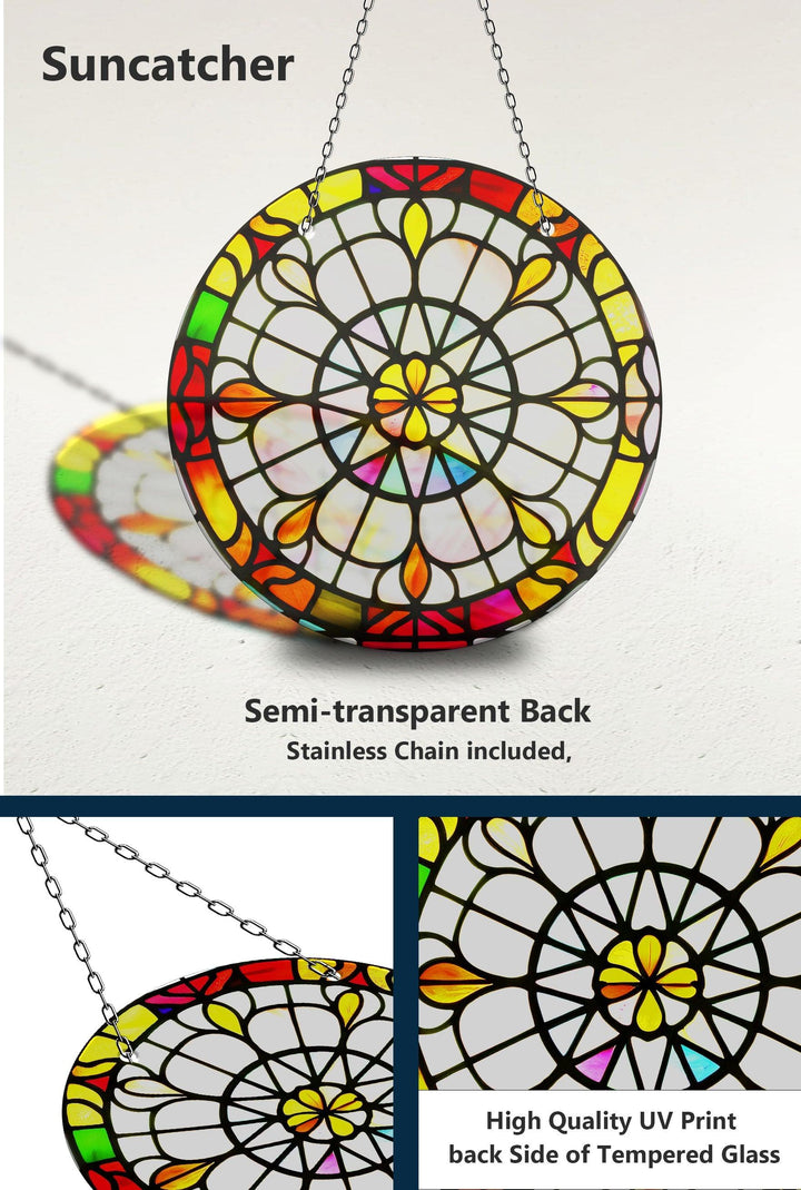 Sonnenfänger-Dekor mit gebeiztem Design