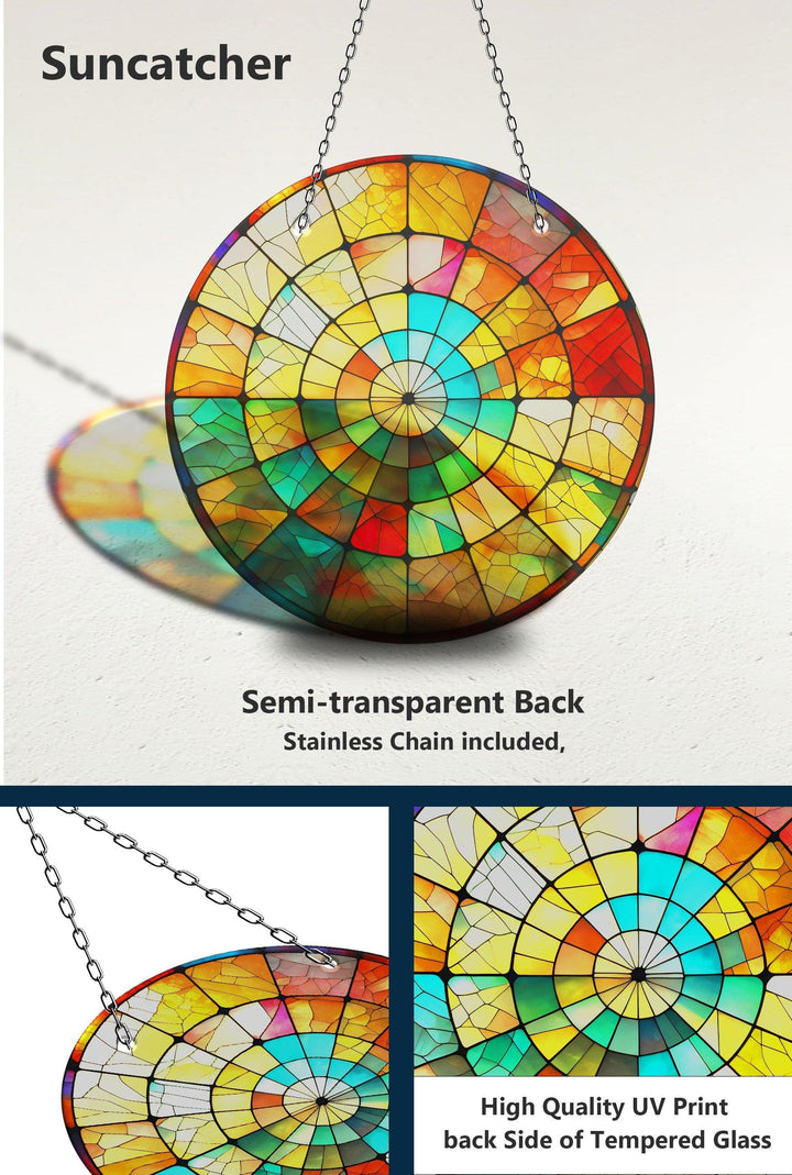 Colored Stained Decor Suncatcher