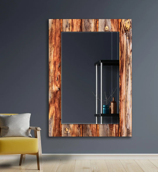 Light Wood Wall Mirrors Living Room Wall Mirror
