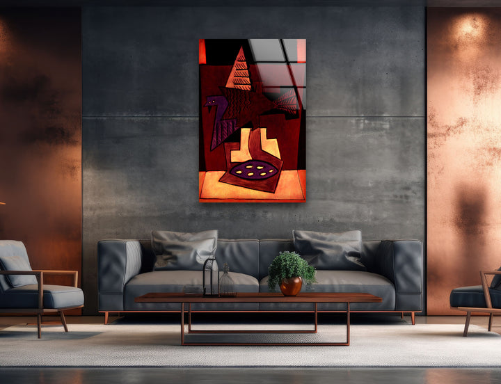 Birds of a Feather by Pablo Picasso Glass Wall Art