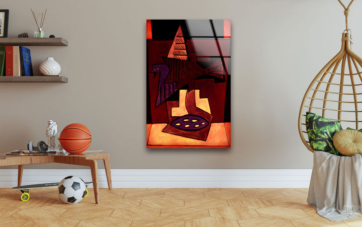 Birds of a Feather by Pablo Picasso Glass Wall Art