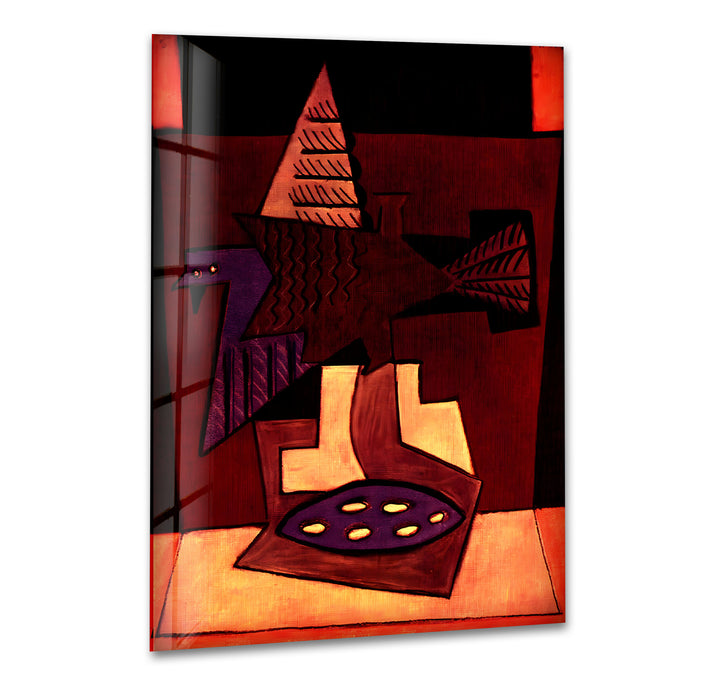 Birds of a Feather by Pablo Picasso Glass Wall Art