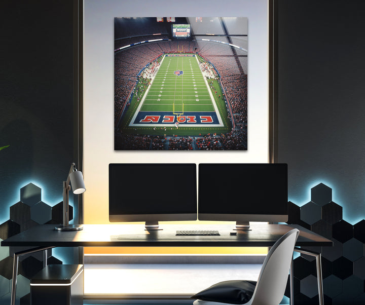 Stadium of NFL Glass Wall Art glass pictures for Wall, glass prints wall art
