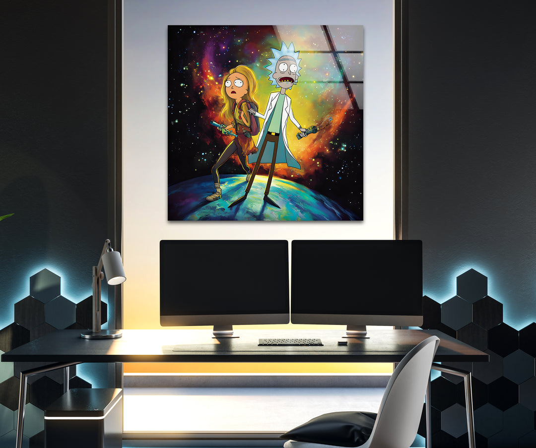 Charming animated art that brings a magical cartoon world to life through intricate designs and lively hues