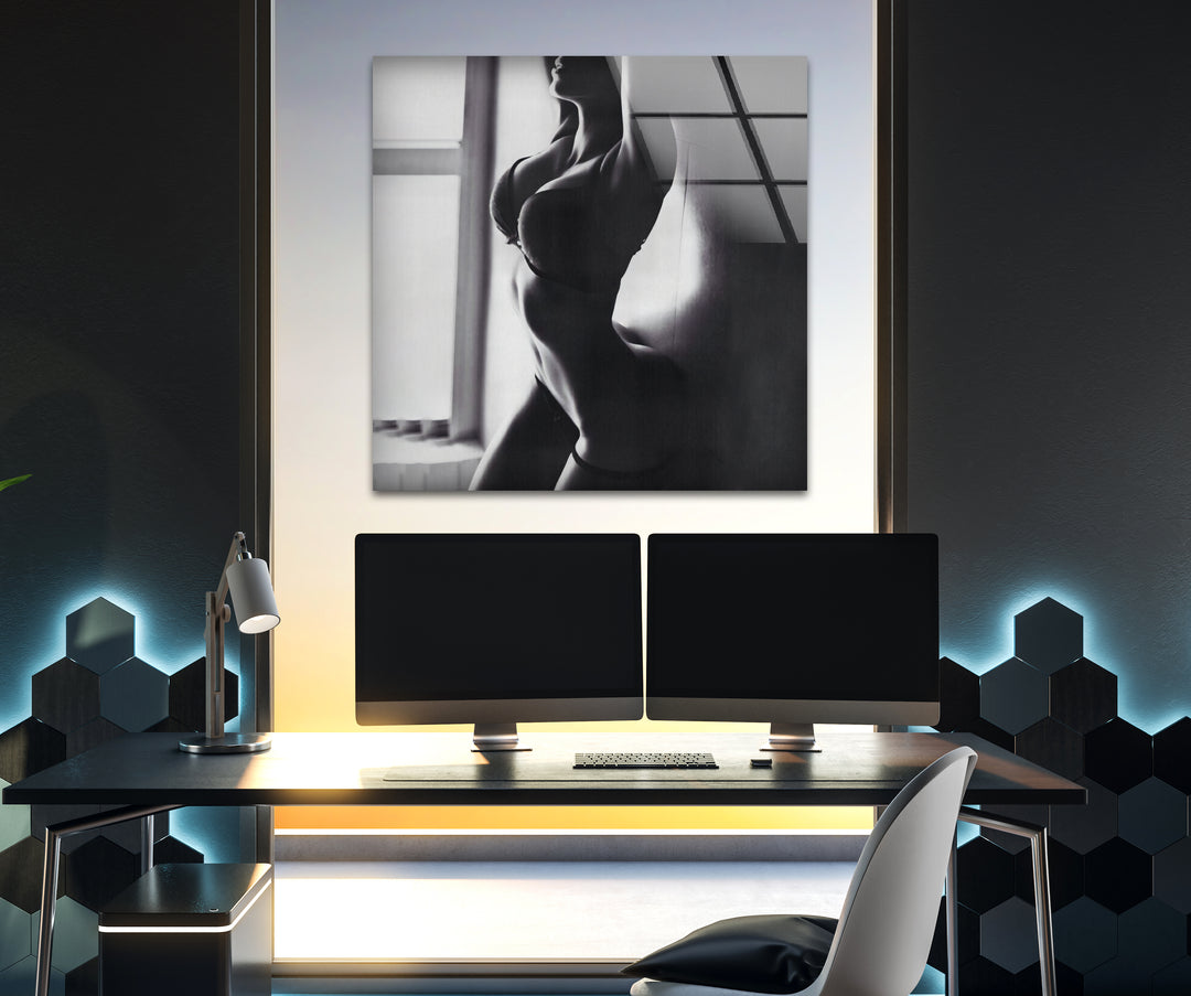 Sexual art and erotic drawings reimagined in a contemporary artistic style