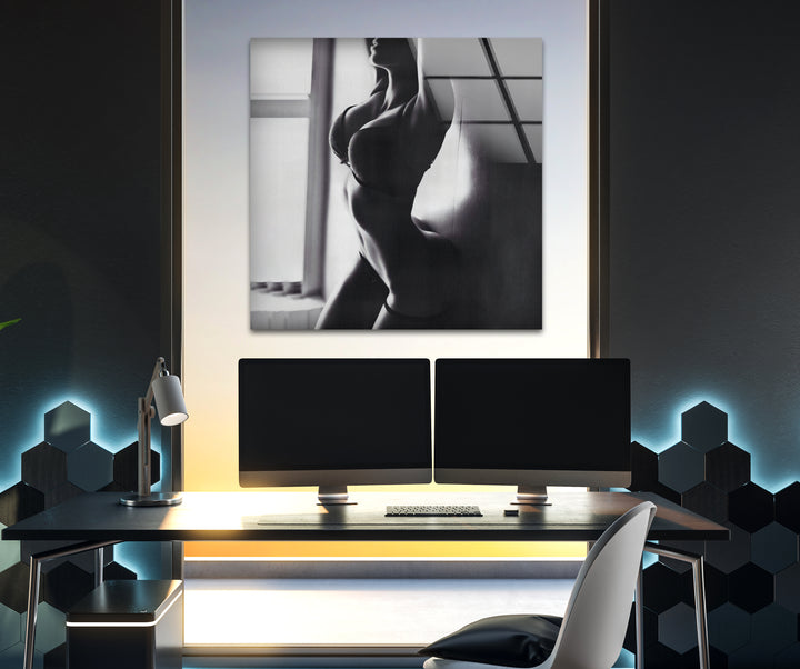 Sexual art and erotic drawings reimagined in a contemporary artistic style