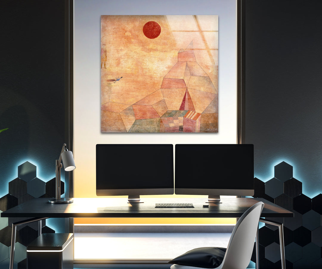 Märchen Paul Klee Glass Wall Art glass pictures for Wall, glass prints wall art

