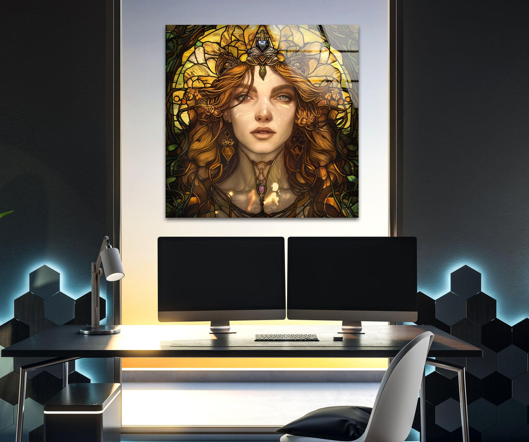 Goddess Tempered Glass Wall Art - MyPhotoStation