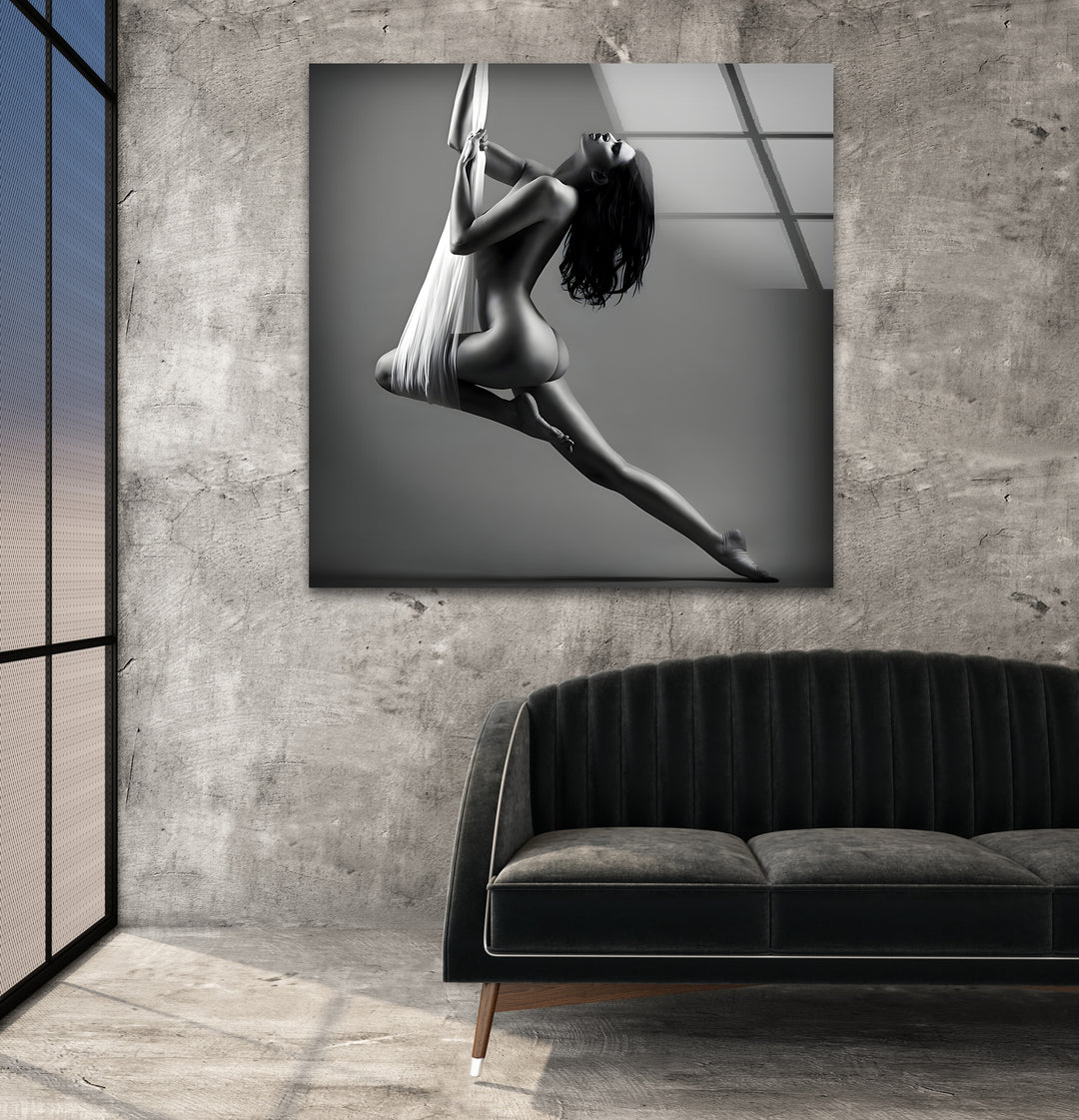 Erotic drawings combined with sexy artwork for refined interiors
