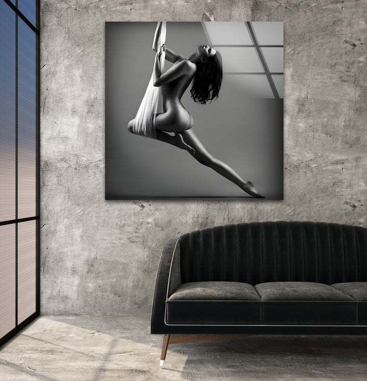 Erotic drawings combined with sexy artwork for refined interiors
