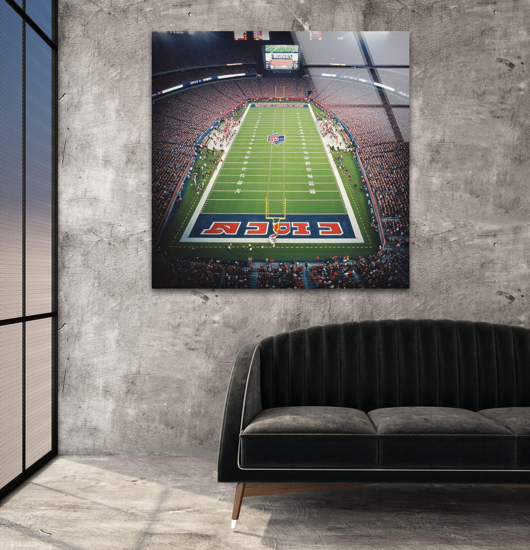 Stadium of NFL Glass Wall Art glass photo prints, glass picture prints
