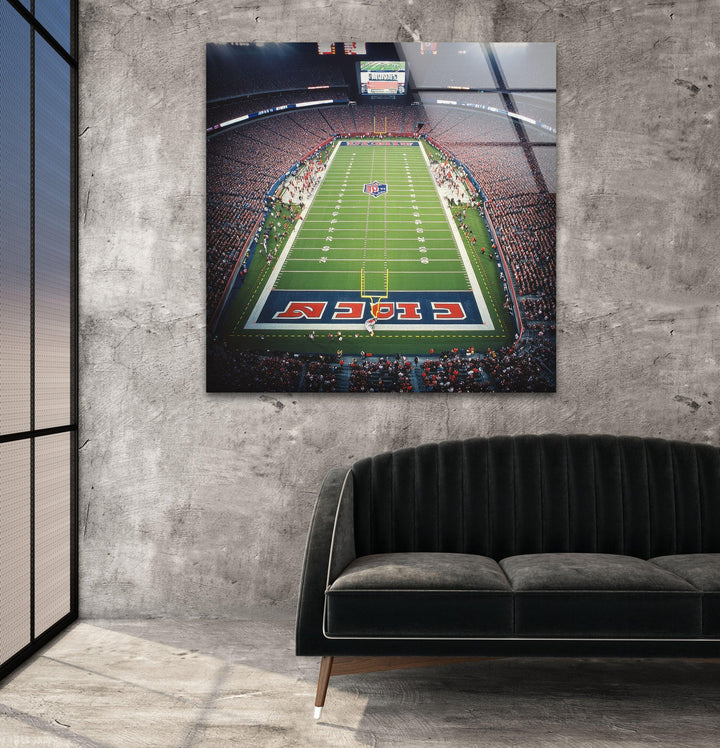Stadium of NFL Glass Wall Art glass photo prints, glass picture prints

