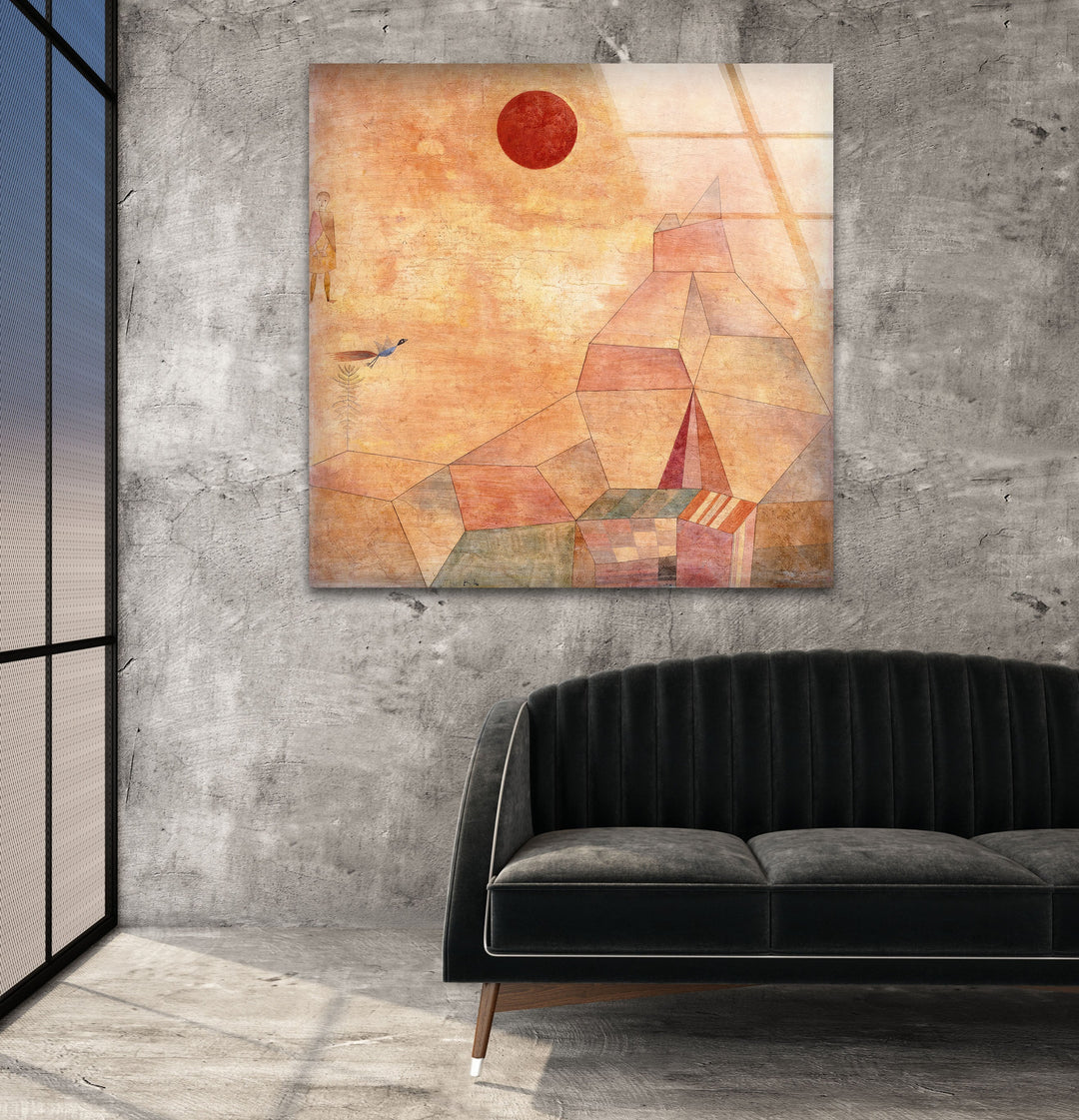 Märchen Paul Klee Glass Wall Art photo print on glass, prints on glass wall art
