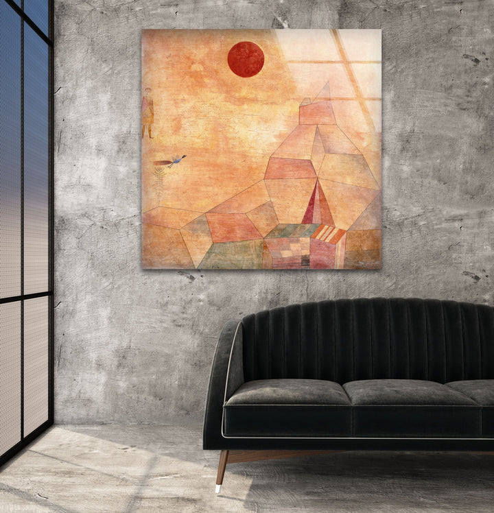 Märchen Paul Klee Glass Wall Art photo print on glass, prints on glass wall art
