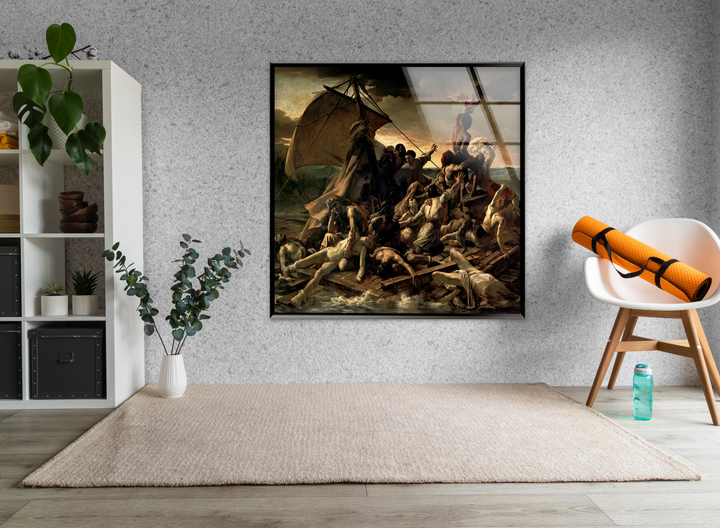 The Raft of the Medusa Théodore Géricault Glass Wall Art