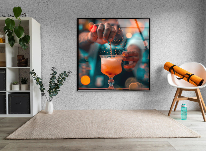 Cocktail Tempered Glass Wall Art - MyPhotoStation