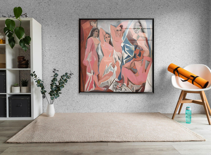 Les Demoiselles d'Avignon Pablo Picasso glass image printing, glass prints from photos
