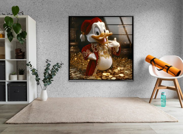 King Duck Glass Wall Art glass pictures for Wall, glass prints wall art