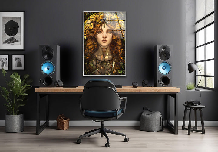 Goddess Tempered Glass Wall Art - MyPhotoStation