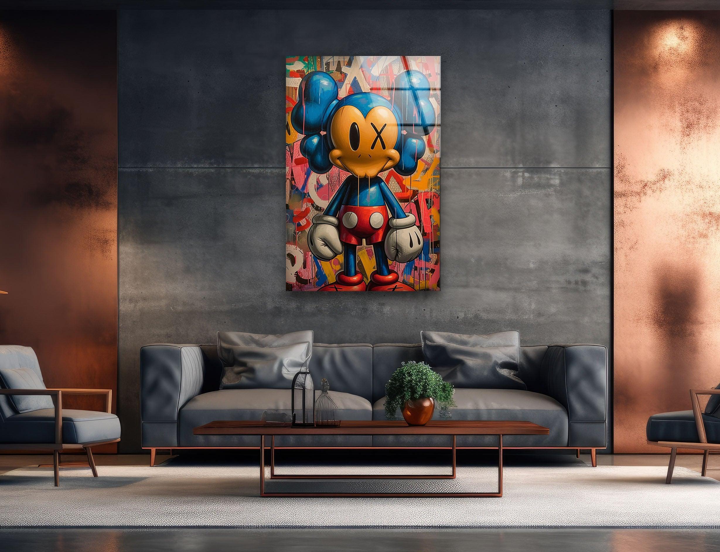 Kaws Blue Boxer Wall Decor – Iconic Famous Artwork – MyPhotoStation