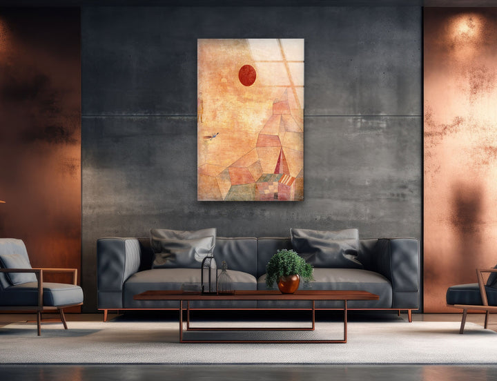 Märchen Paul Klee Glass Wall Art large glass photo prints, glass wall photos
