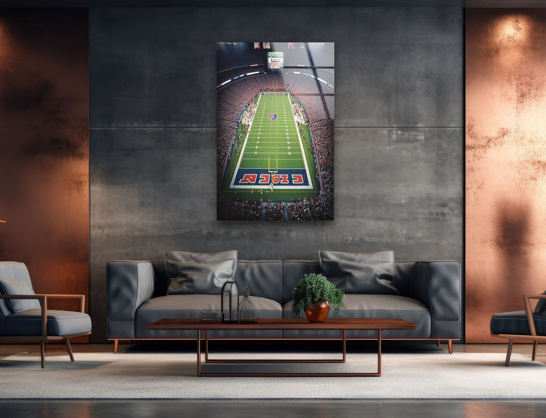 Stadium of NFL Glass Wall Art photo print on glass, prints on glass wall art
