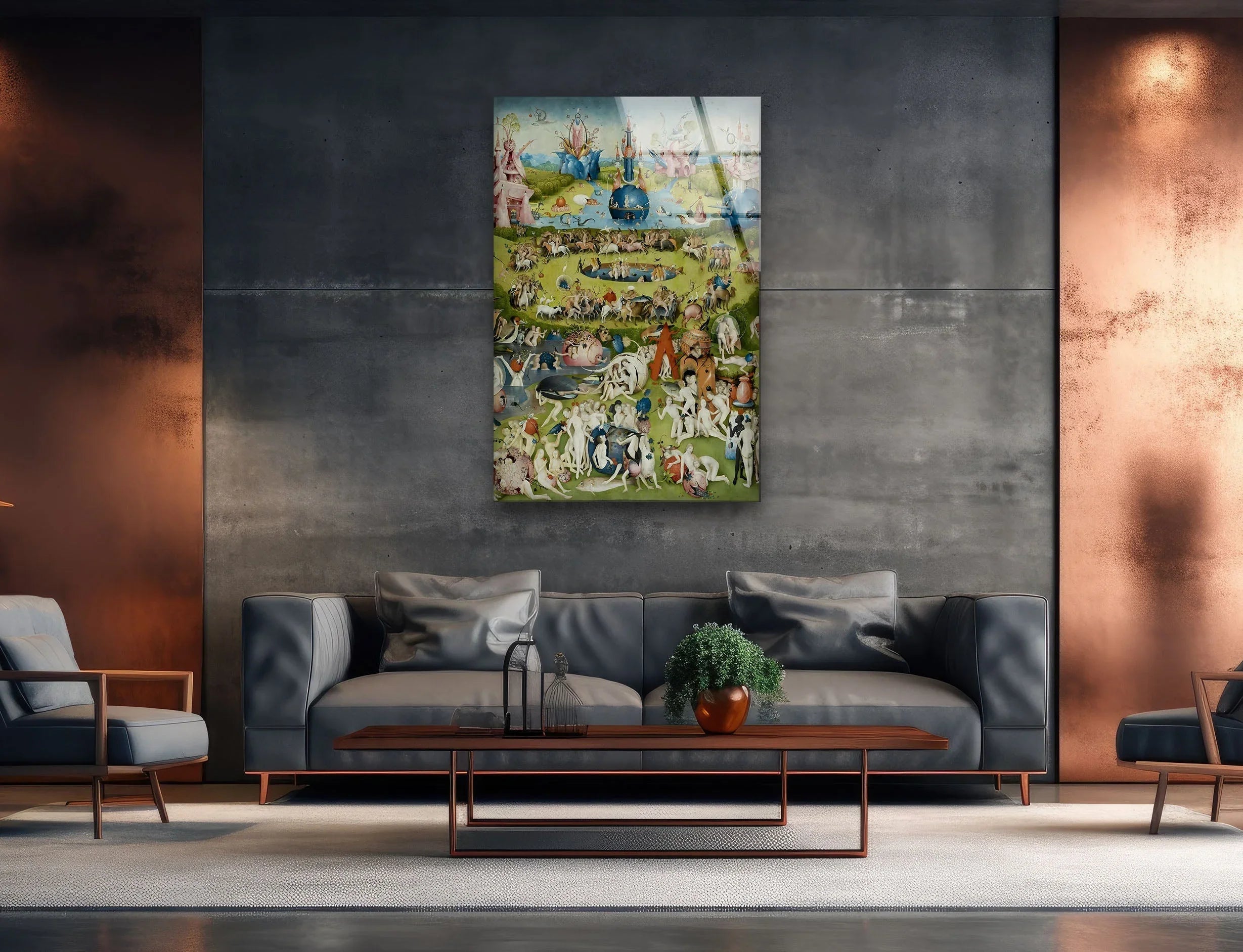 The Garden of Earthly Delights Glass Art – Bosch's Masterpiece