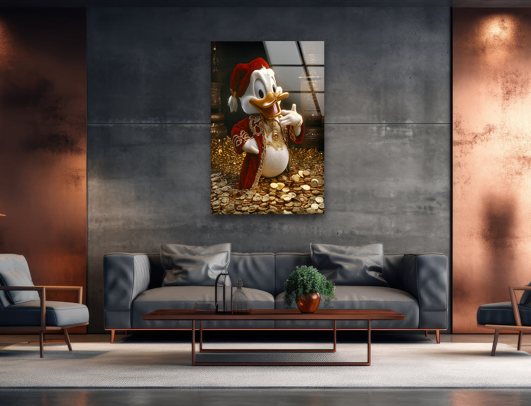 King Duck Glass Wall Art stained glass wall art, stained glass wall decor