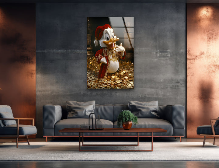 King Duck Glass Wall Art stained glass wall art, stained glass wall decor