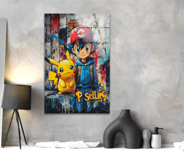 Creative animation art presenting a vibrant cartoon setting filled with unique characters and dynamic energy

