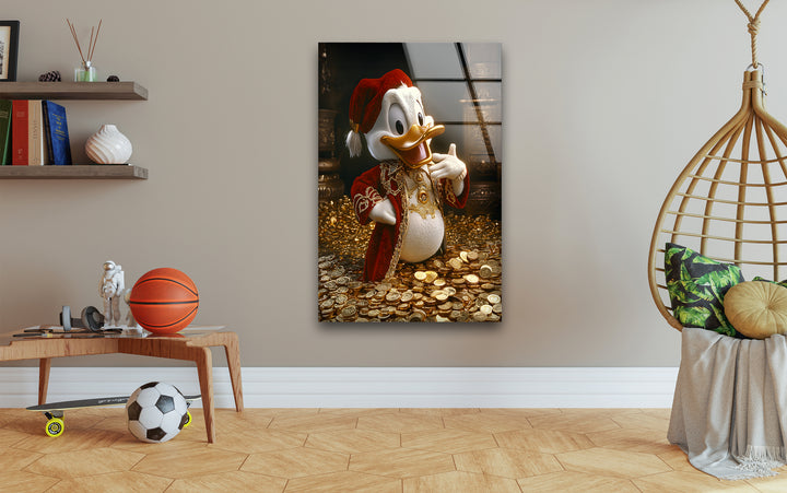 King Duck Glass Wall Art art glass wall art, glass wall art pictures
