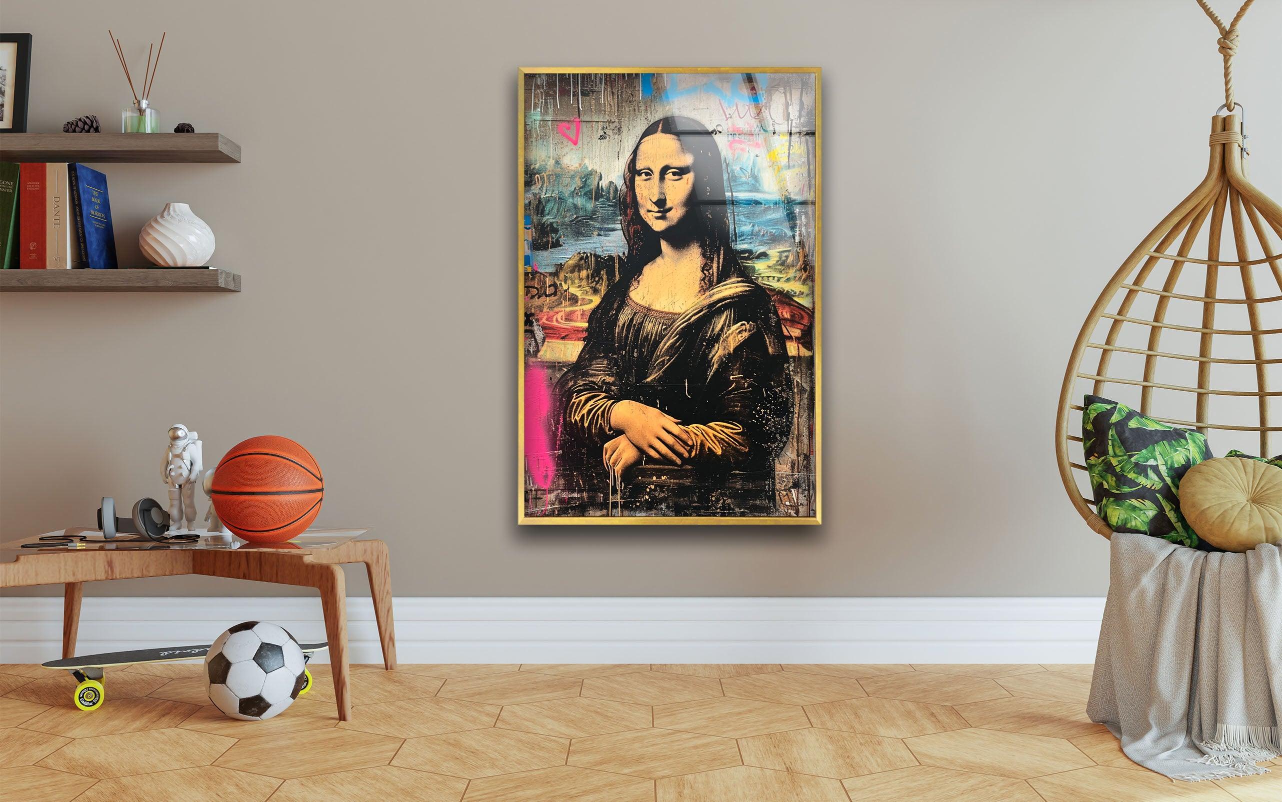 Mona Lisa Pop Art Wall Decor – Modern Glass Art – MyPhotoStation